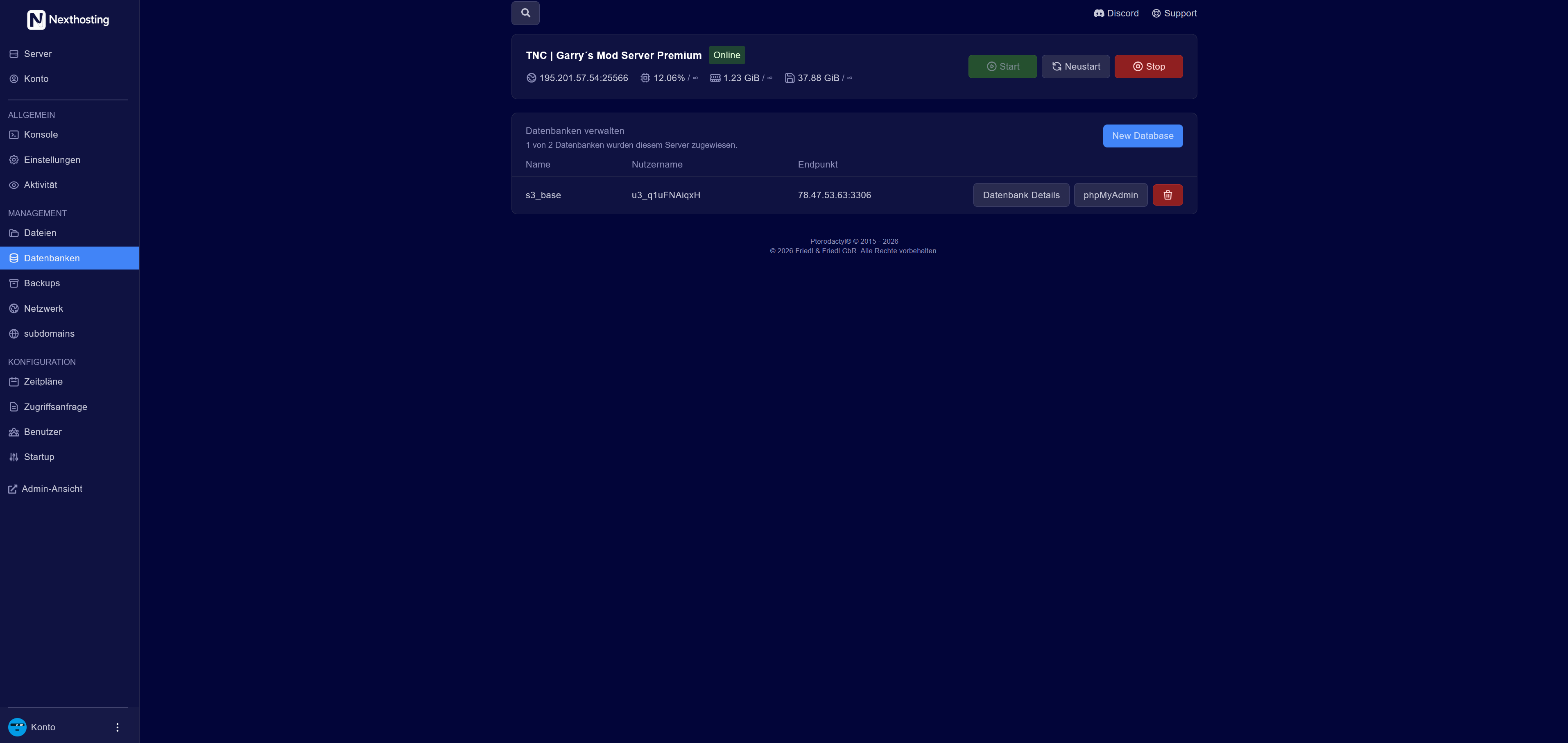 Panel Datenbanken