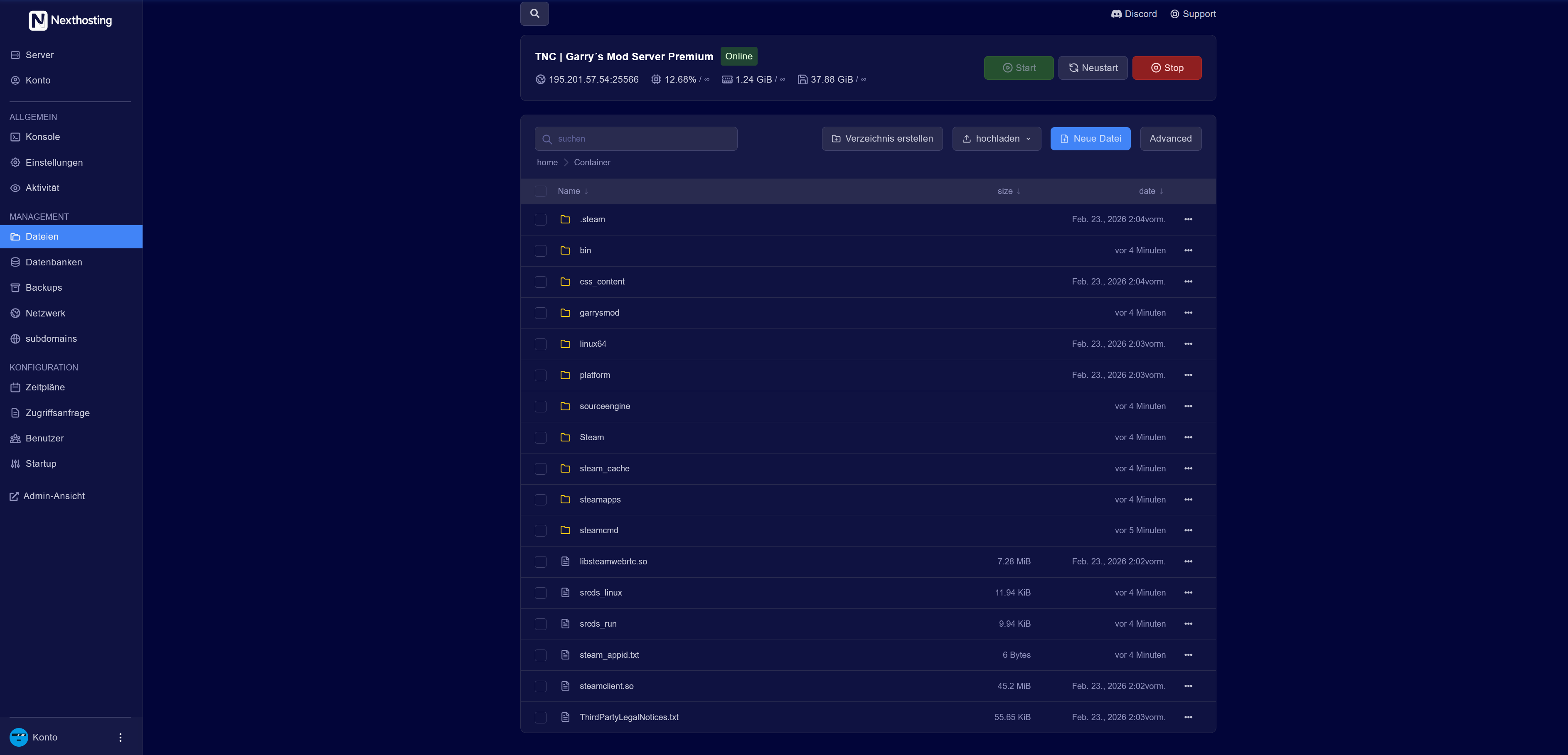 Panel File Manager