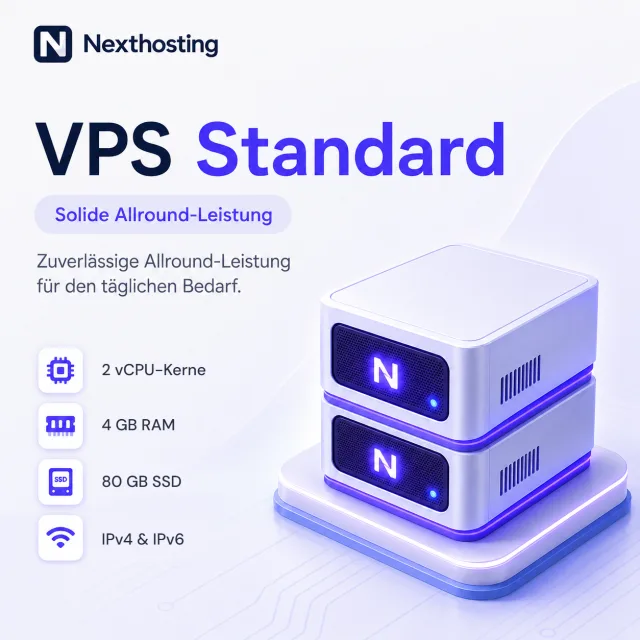 VPS Standard fra Nexthosting – pålidelig VPS server til dagligt behov